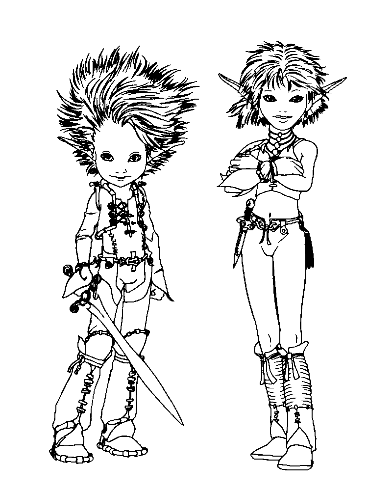 coloriage arthur et les minimoys et selenia